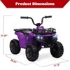 Garvee 12V Kids Electric Ride On Car, 4-Wheeler Quad ATV Play Car with 1.8MPH Max Speed, Treaded Tires, Push-Button Accelerator - 3 of 4