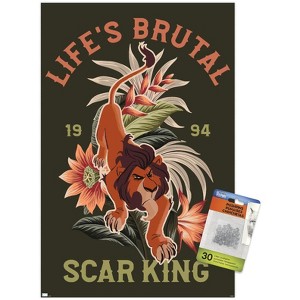 Trends International Disney The Lion King 30th - Scar Unframed Wall Poster Prints - 1 of 4