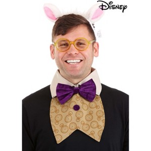 HalloweenCostumes.com    Disney Alice in Wonderland White Rabbit Costume Accessory Kit for Adults and Kids, Purple/White/Yellow - 1 of 4