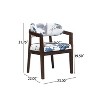 Christopher Knight Home Darien Upholstered Rubberwood Dining Chairs (Set of 2) - 3 of 4