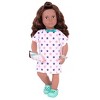 Our Generation 18" Doll with Hospital Gown & Storybook - Keisha - image 4 of 4