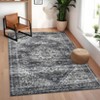 Indoor Soft Easy Vintage Luxurious Traditional Area Rug for Living Room Care Washable Floor Carpet Low Pile - 2 of 4