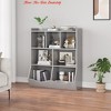 Three-Tier Kids Bookshelf and Bookcase w/ Toy Storage Cabinet, Classroom Storage Cabinet, White Bookshelf, Kids Classroom Cubbies - 4 of 4
