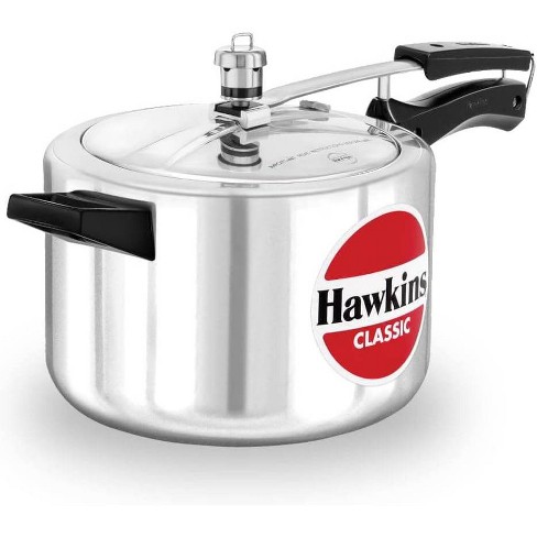 Hawkins Classic 5l Aluminum Pressure Cooker Stovetop Cool Touch Handle Locking Lid Hand Wash Silver 1 year Warranty Target