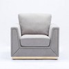 Acme Furniture Valin Accent Chair Gray Linen - 2 of 4