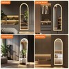 Infurnic Full Length Mirrors Elegant Floor Stand Mirror with Versatile Placement Options for Living Room, Clothing Shop, White, 19.6"*0.9"*62.9" - 4 of 4