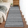 Rug Machine Washable,  Rug Non Slip Small Bedroom, Rug Low Pile Throw Rug, for Dining Room Living Room, Geometric Area Rug Entryway Rug - 3 of 4
