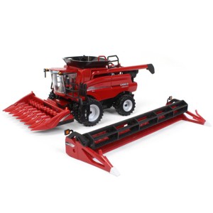 ERTL 1/64 Prestige Case IH 7150 Combine with Corn and Grain Headers 44243 - 1 of 4