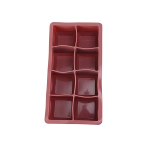 Unique Bargains 8-Cavity Large Ice Tray with Lid Square Hand Wash Only 8.46"x4.53"x1.97" 1 Pcs - 1 of 3