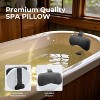 2-Pack Hot Tub Pillow for Outdoor Bathtub, Non-Slip Universal Spa Headrest Bath Pillow for Head and Neck Support - 3 of 4