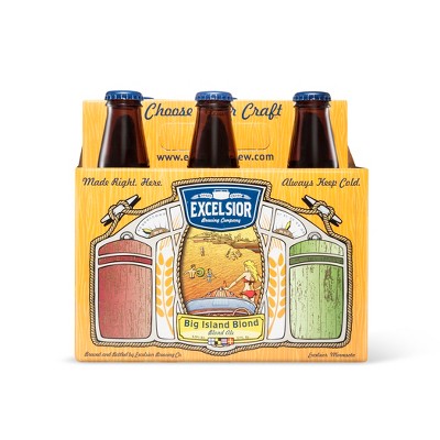 Excelsior Big Island Blond Ale Beer - 6pk/12 fl oz Bottles