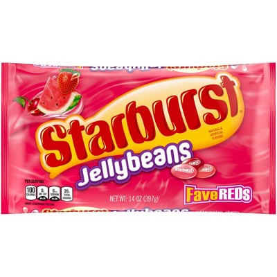 Image of Starburst Easter FaveReds Jellybeans Candy Bag - 14oz