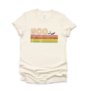 Simply Sage Market Women's Retro Boo Stripes Short Sleeve Graphic Tee - 1 of 4