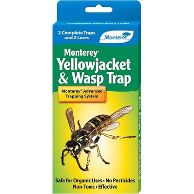 Monterey Disposable, Non-Toxic Yellowjacket & Wasp Traps, 2 Pack