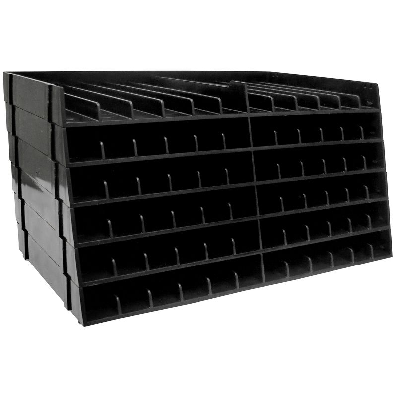 Spectrum Noir Marker Storage Trays Black 6/Pkg - Empty-Holds 72, 3 of 6