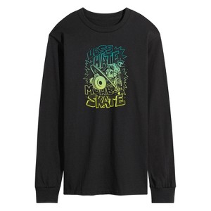 Men's - Instant Message - Less Hate More Skate Long Sleeve Graphic T-Shirt - 1 of 4