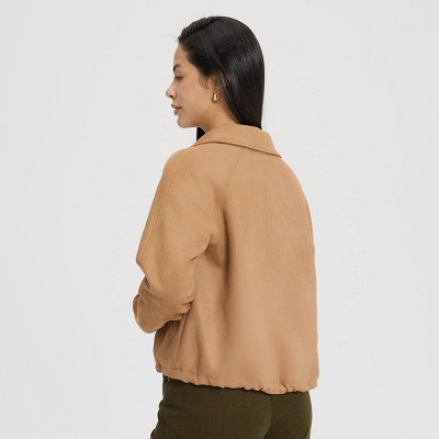 Women's Suede Bubble Jacket - Universal Thread' - image 2