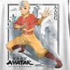 Avatar The Last Airbender Aang Mountain Scene Women’s White Crew Neck Short Sleeve Crop Top - 4 of 4