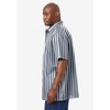 KingSize Men's Big & Tall Striped Short-Sleeve Sport Shirt - 4 of 4