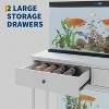 COZONY Fish Tank Stand with Power Outlet, 40-50 Gallon Metal Aquarium Table with Drawer, 660LBS - 4 of 4