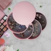 Zodaca 4 Layer Rotating Jewelry Organizer Storage Box, Ring Bracelet Earring Holder Trinket Tray Case for Women, Pink - 3 of 4