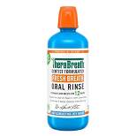 Therabreath Fresh Breath Mouthwash Icy Mint - 33.8 fl oz