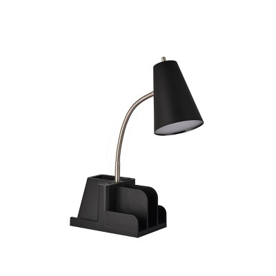 Organizer Task Lamp Black (Includes LED Light Bulb) - Room Essentials™