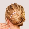Unique Bargains Women's Rhinestone Side Hair Combs Pink Blue 2 Pcs - 3 of 4