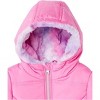 LONDON FOG Little/Big Girls' Heavyweight Fleece Lined Puffer Jacket with Headband - 2 of 4