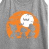Women's - Peanuts - Trick Or Treat Silhouettes Graphic Racerback Tank - 2 of 4