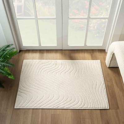 Luxe Weavers Modern Geometric Wave Indoor Area Rug