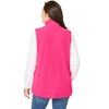 Woman Within Zip-Front Microfleece Vest - 3 of 4
