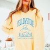 Simply Sage Market Yellowstone National Park Mountain Lightweight Garment Dyed Sweatshirt - 3 of 4