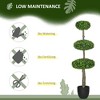Cesicia 2-Piece 43.25'' H Artificial Boxwood Topiary Trees In Pots, Artificial Plants, Faux Trees For Home Or Office Decor - 3 of 4
