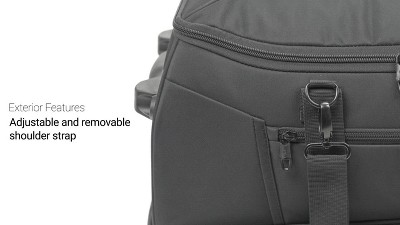 SWISSGEAR Zurich Wheeled 48L Duffel Bag - Black: Structured