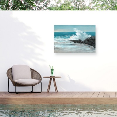 "Crashing Wave I" Outdoor Canvas