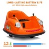 Ride On Electric Bumper Car for Kids & Toddlers, 12V Battery Car for Kids W/Parent Remote - 3 of 4