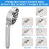 Garvee Dual Shower Head for Couples with Handheld, Tandem Shower System Featuring 6-Spray Modes Handheld & 360° Adjustable Rainfall Showerhead - 4 of 4