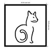 Amanti Art Kitteh II by Alicia Longley Wood Framed Wall Art Print - 3 of 4