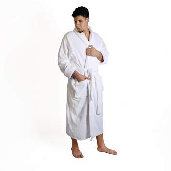 Men's Ultra-Absorbent Cotton Bathrobe by Blue Nile Mills
