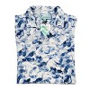 Mio Marino Mens Casual Button-Down Hawaiian Short Sleeve Shirt - 4 of 4