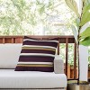 20"x20" Deny Designs Color Poems Retro Stripe Square Outdoor Throw Pillow Red - 2 of 4