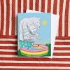 Birthday Greeting Card Pack (3ct) "Yeti Pool Party" by Ramus & Co - 2 of 4