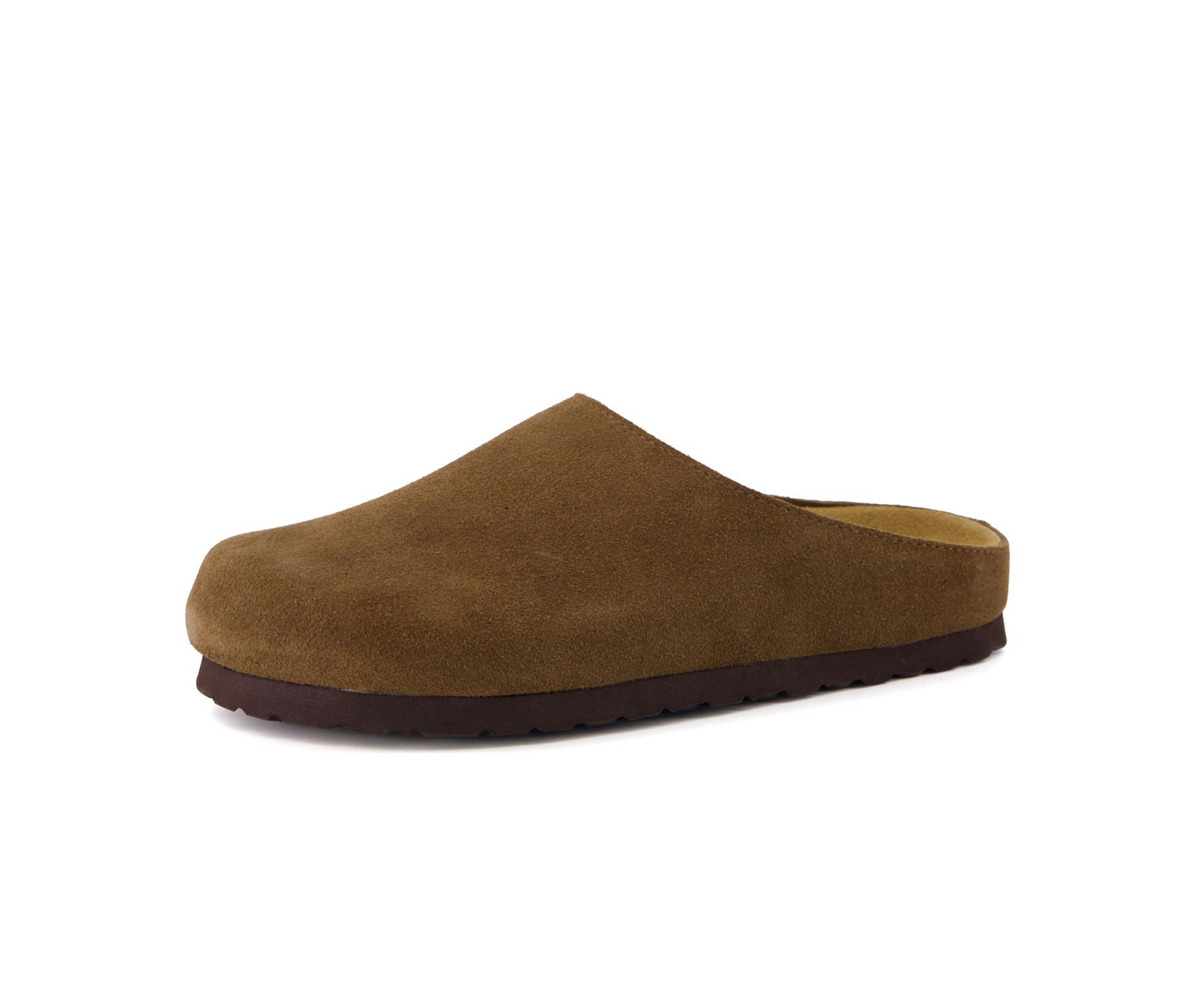 CUSHIONAIRE Lute Genuine Suede Clogs for Women Indoor and Outdoor – Comfortable Slip On Womens Clogs with Cushioned Footbed