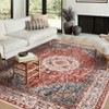 Boho Rugs for Living Room,Short Pile Area Carpets Washable Large Rugs for Bedroom Modern Vintage Classic Lounge Rug - 2 of 4