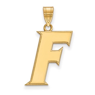 Black Bow Jewelry 14k Yellow Gold Florida Gators NCAA Large Pendant