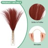 Unique Bargains Dried Plants Artificial Durable Small Fluffy Pampas Grass for Home, Office, Party 20 Pcs 21.7 Inch - 2 of 4