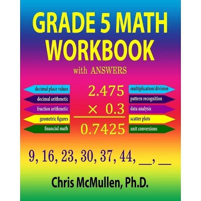 Grade 5 Math Workbook with Answers - (Improve Your Math Fluency) by  Chris McMullen (Paperback)