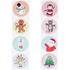 Blue Panda 1000 Pack Christmas Stickers, Assorted Designs Sticker Roll for Kids (1 in) - 4 of 4