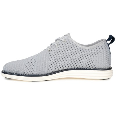Vance Co. Vance Mens Medium and Wide Width Mens Novak Knit Lace-up Round Toe Dress Shoe, Grey 10.5 — фото 2